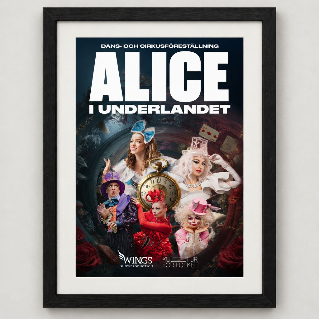 Alice - Turnéposter (ram ingår ej)