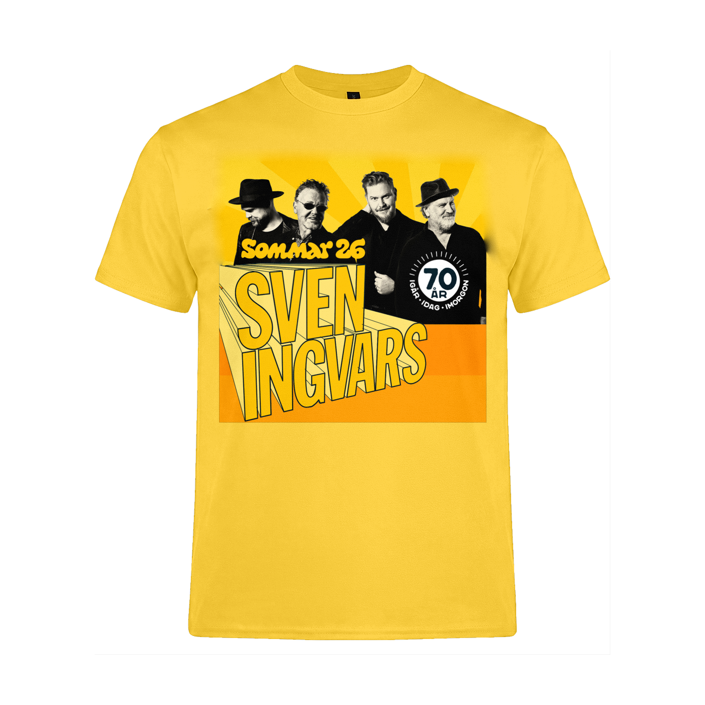Sven Ingvars - T-shirt gul