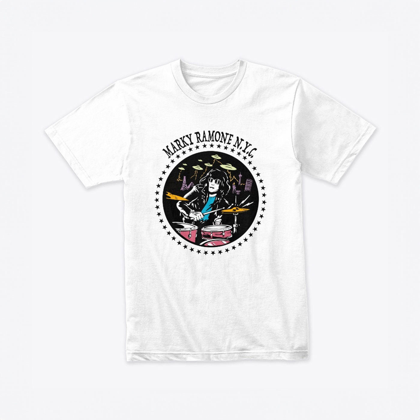 Marky Ramone - T-shirt White