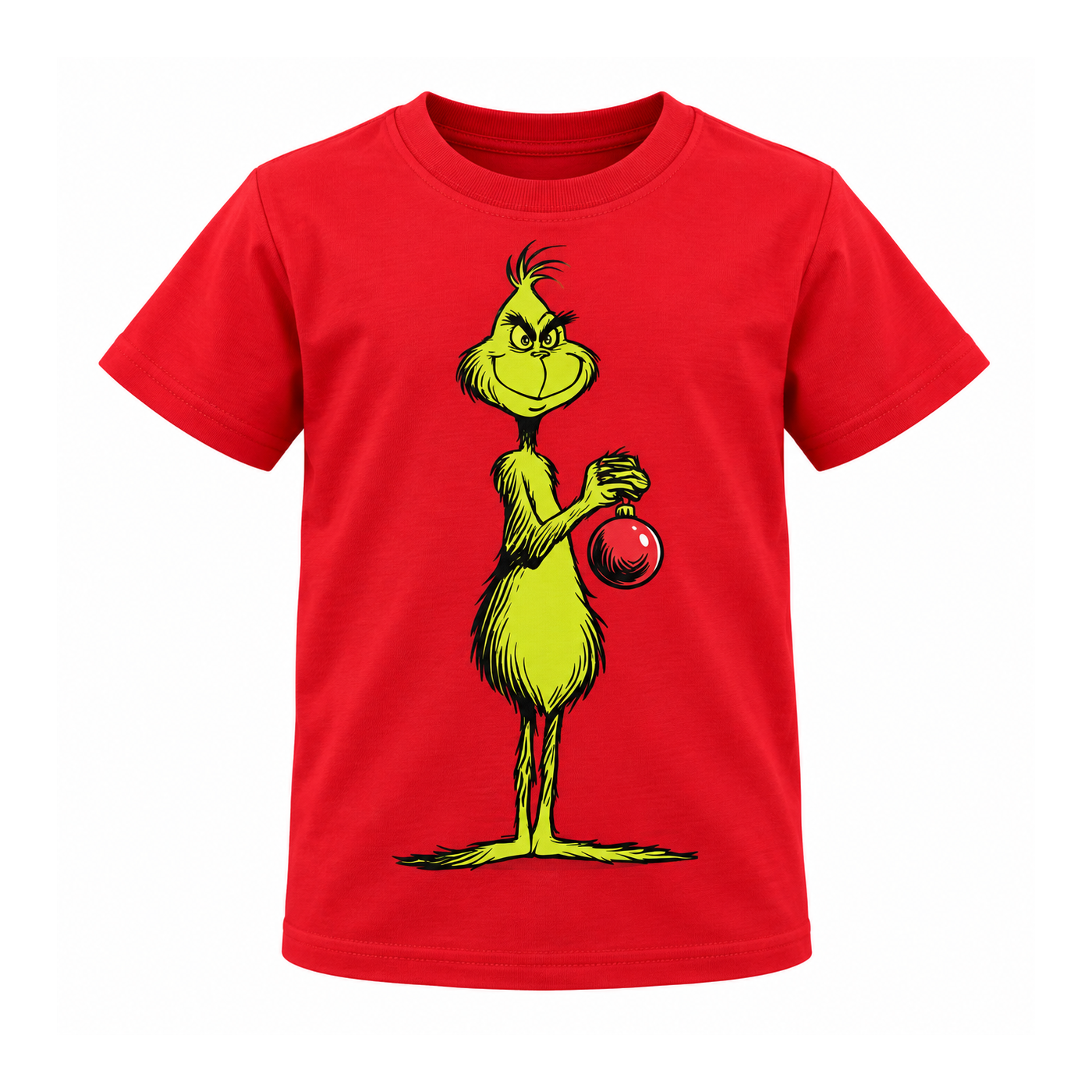 Grinchen - T-shirt röd