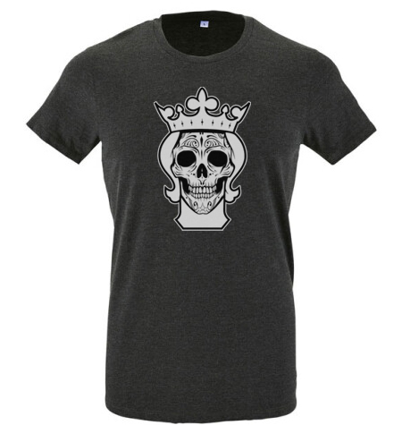 T-shirt Black Paisley traditional