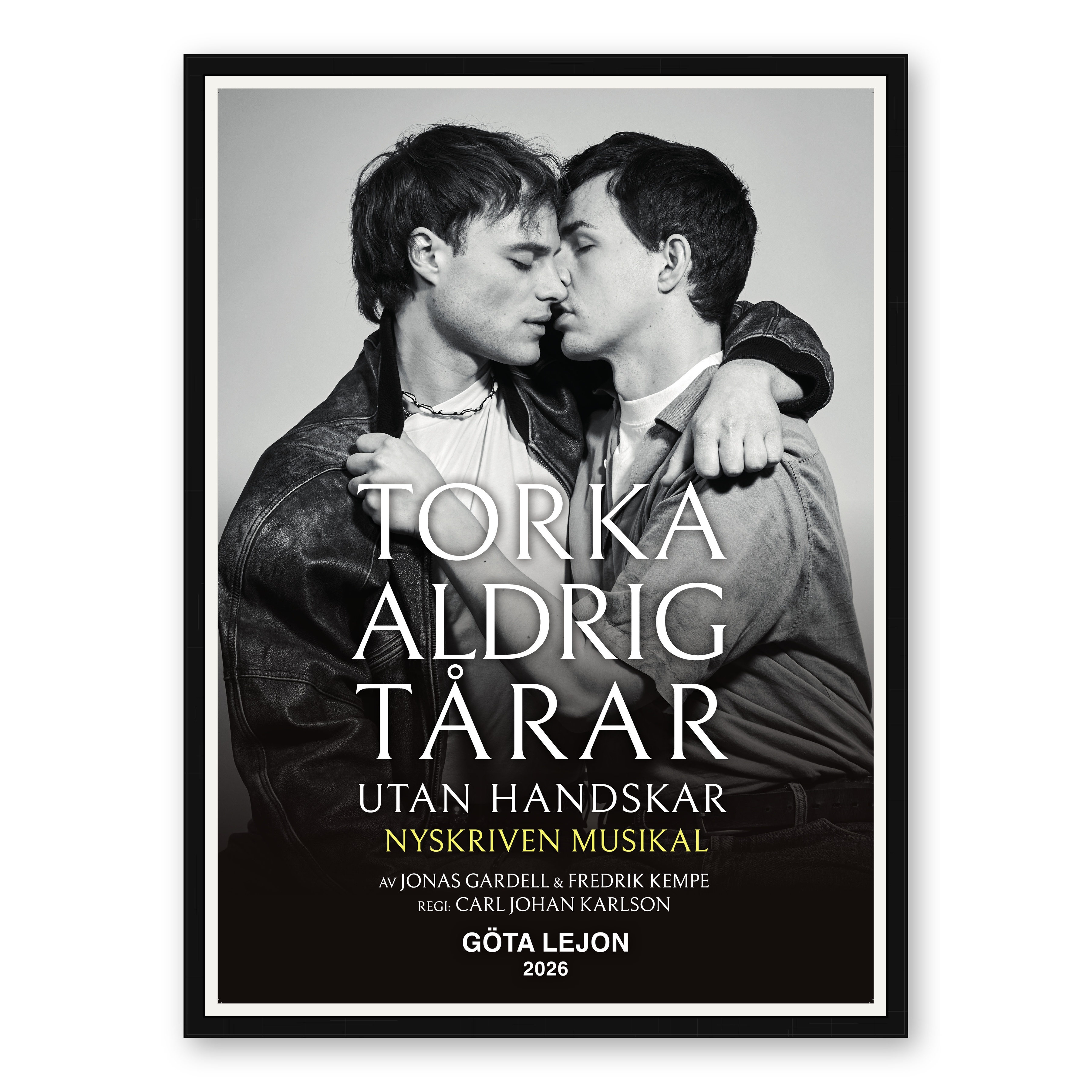 Torka Aldrig Tårar - Poster "Kyssen"