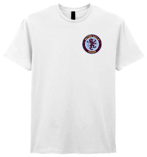Aston Villa Sweden - T-shirt vit lilla loggan