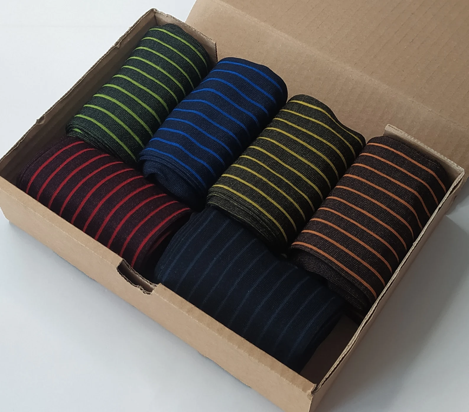 Stripy Socks - 6 pac