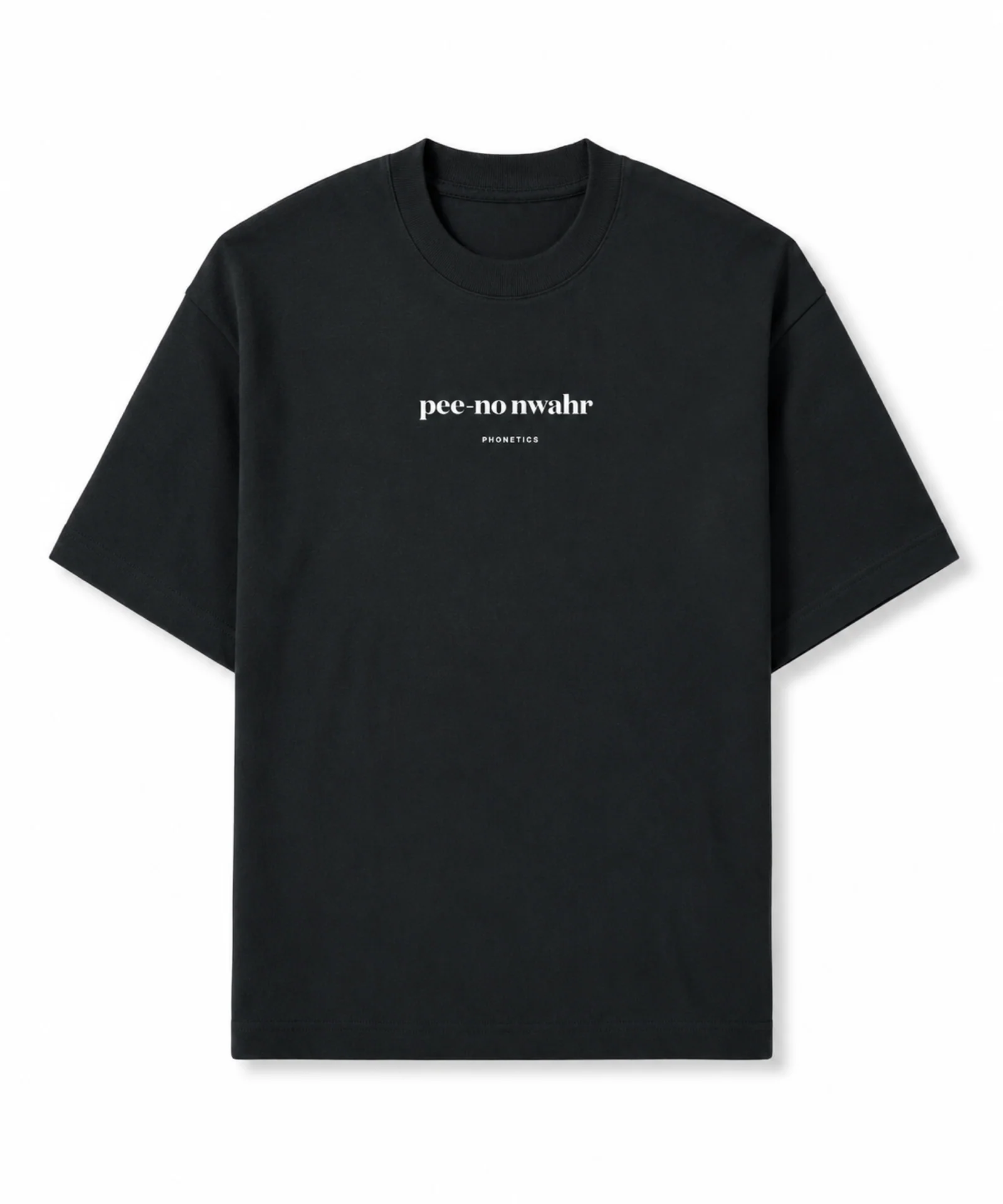 PHONETICS - Svart T-shirt