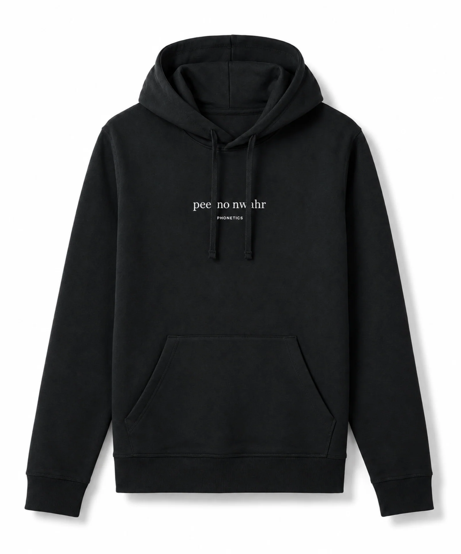 PHONETICS - Svart Hoodie