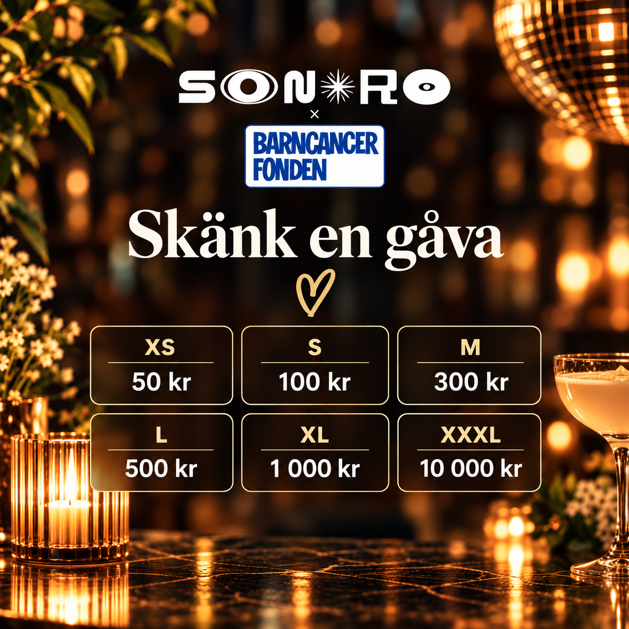 Sonoro-Skänk en gåva