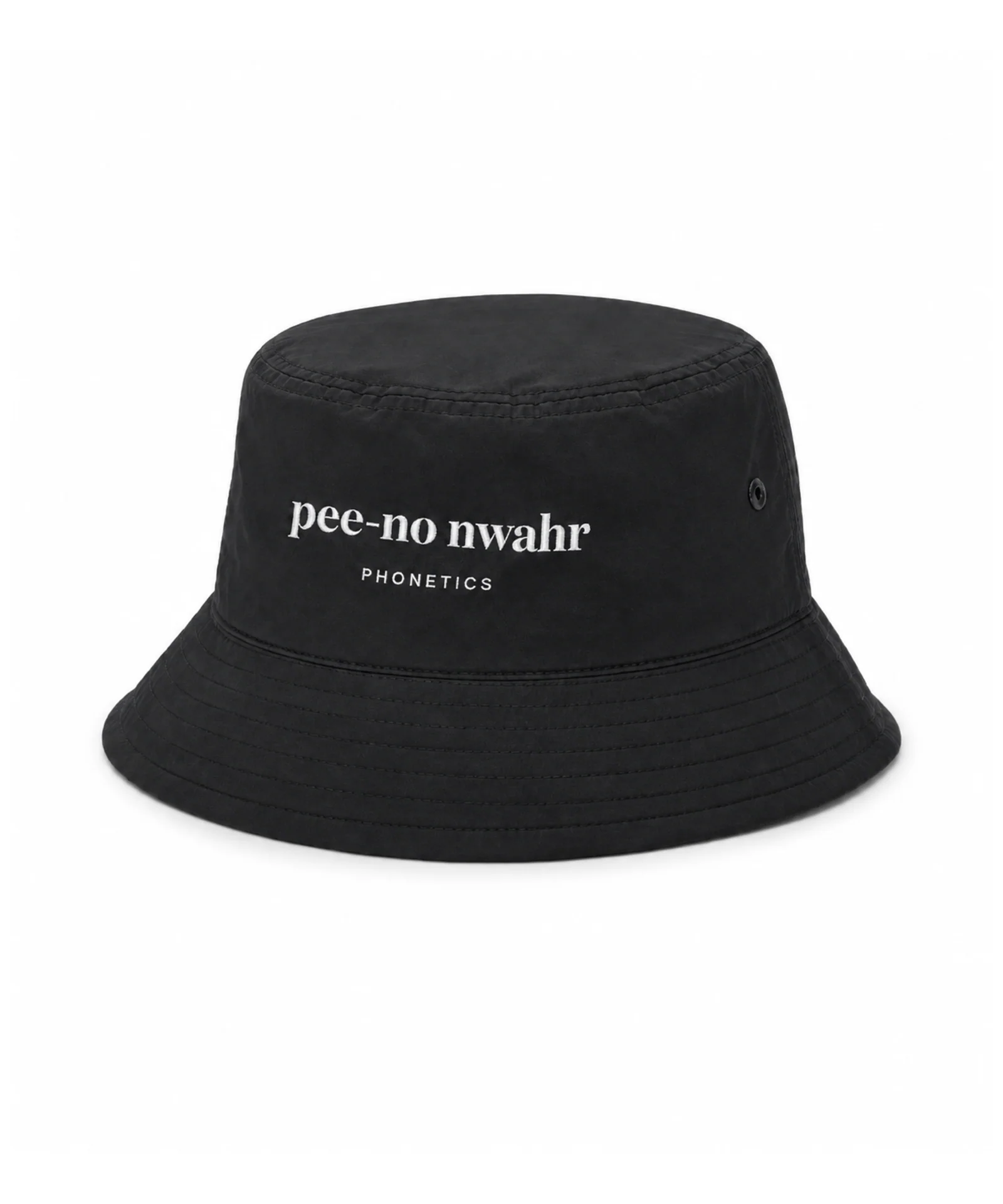 PHONETICS - Svart Bucket Hat