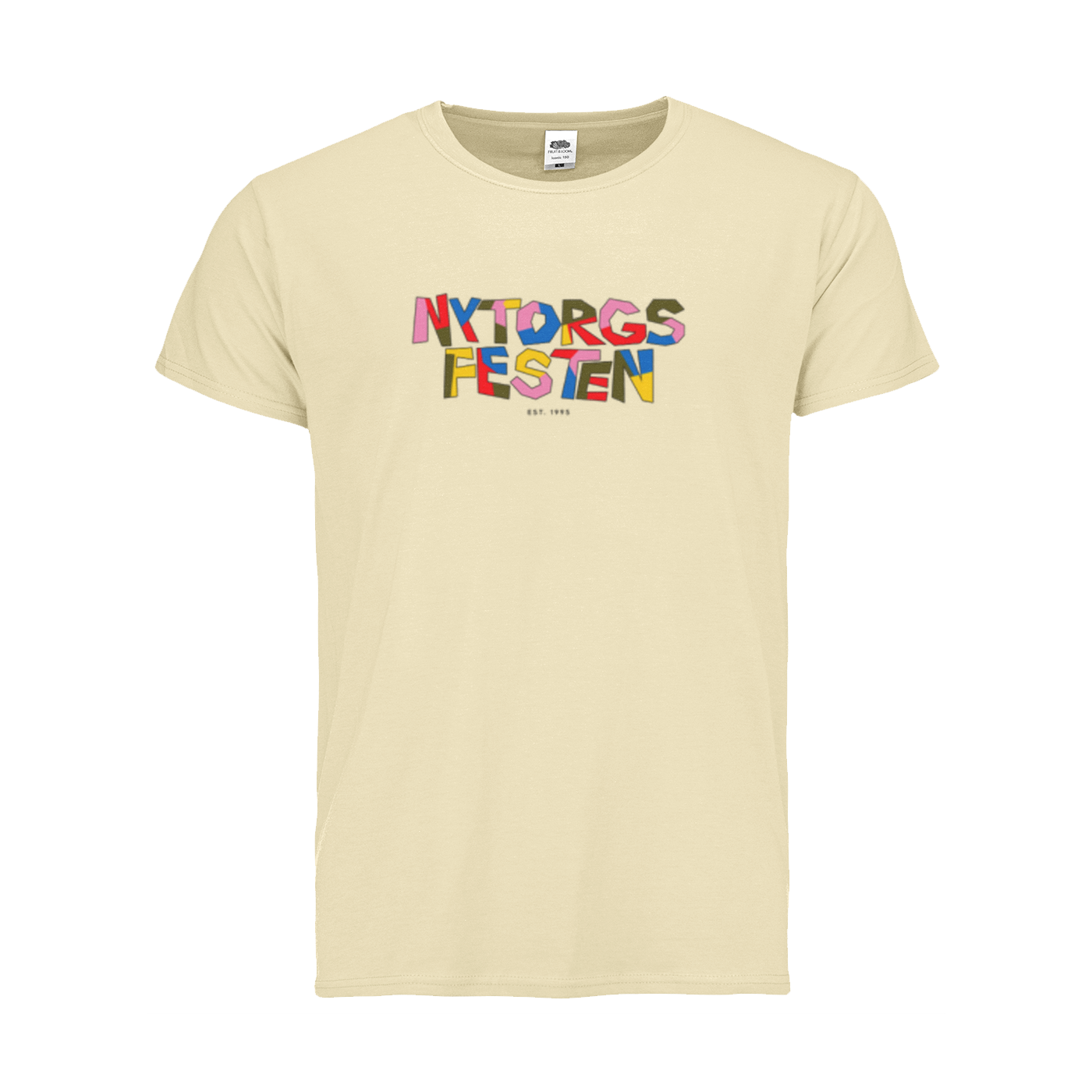 Nytorgsfesten- T-shirt Offwhite logo