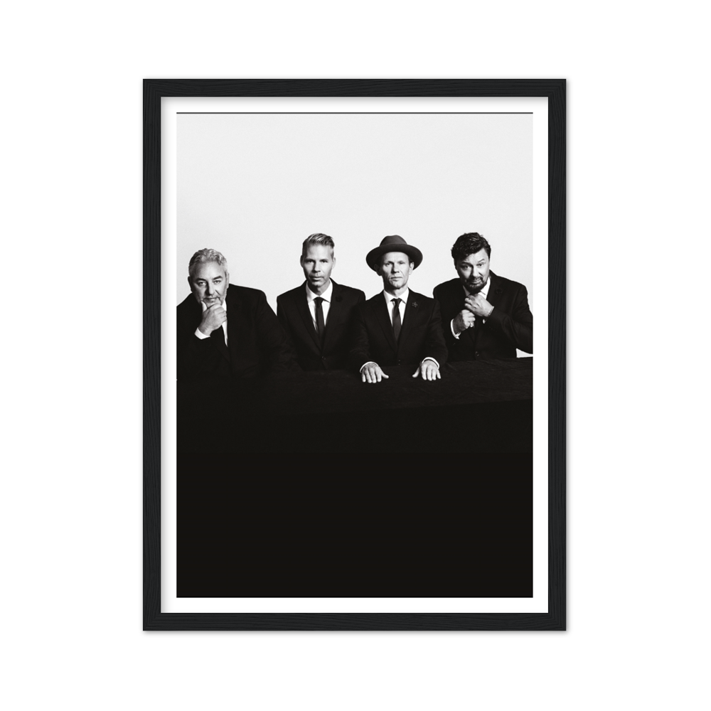 Bo Kasper - Poster "Bandbild" svart-vit