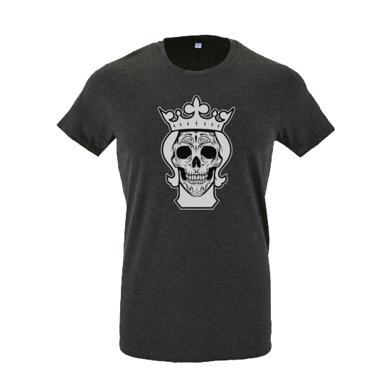 Black Paisley - T-shirt - with White crown logo