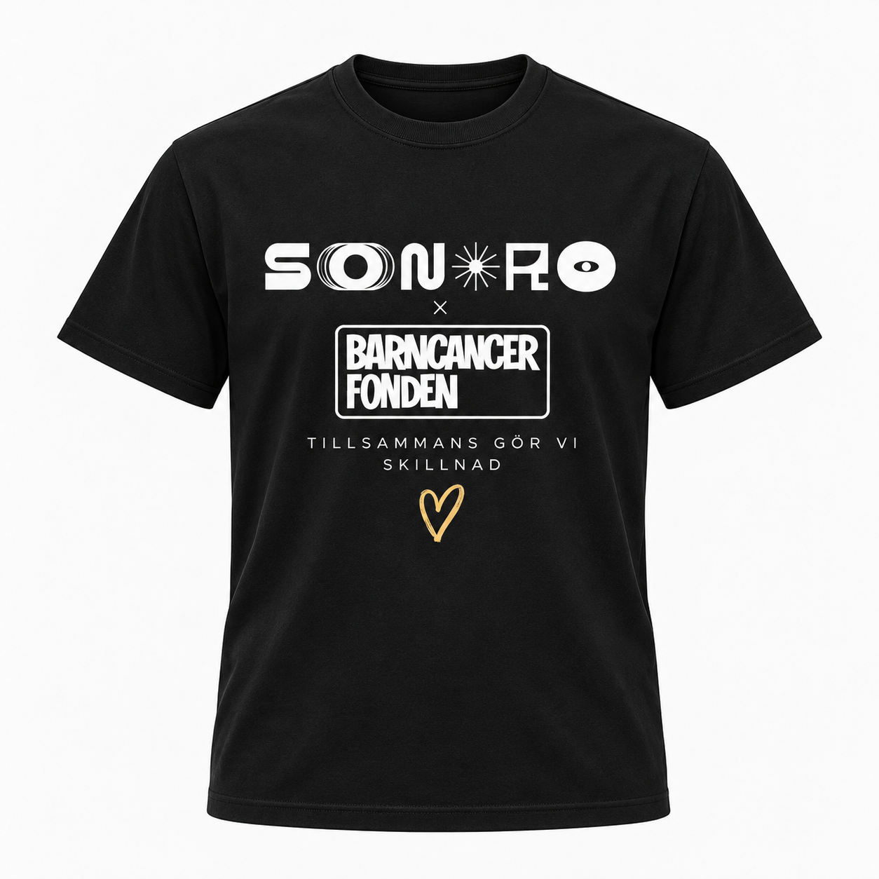 Sonoro Svart T-Shirt